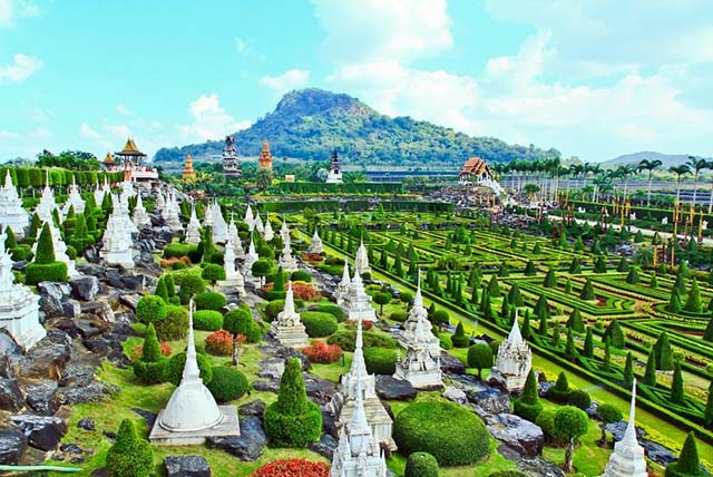 Ghé thăm vườn thực vật Nong Nooch ở Thái Lan