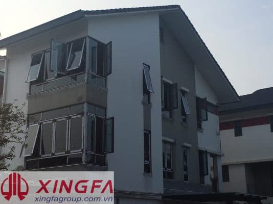 Cửa Sổ Mở Hất Nhôm XingFa hệ 55