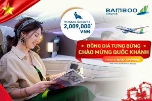 Bamboo Airways tặng vé miễn phí nhân dịp Quốc khánh 2/9